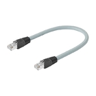 Faites glisser la chaîne Rj45 Ethernet Cable Male Double Ended Molded 1m 4x2x26awg Cat 6a 10gbps / 500mhz