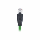 Prise masculine verte de la corde de correction RJ45 du chat 7 d'Ethernet PUR pour des vidéos surveillance