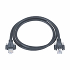 Câble Ethernet des medias players Rj45 8P8C de réseau Ethernet de corde de correction de CAT 6A RJ45 de PVC