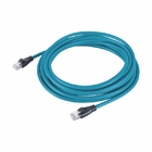 Genre masculin de veste bleu-clair du câble RJ45 8P8C de correction de l'Ethernet Cat7 d'A.W.G. 24
