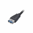 Le connecteur femelle d'USB câble PVC USB de 1m que 3,0 données câblent le fil de soudure droit