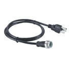 prise de puissance du câble IP67 Mini Change Connector To USA de veste de PVC de 9A 300V