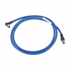 Mâle industriel de code d'en 45545 X de câble Ethernet de M12 NFPA 130 au câble du mâle LSZH