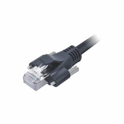 Câble Ethernet des medias players Rj45 8P8C de réseau Ethernet de corde de correction de CAT 6A RJ45 de PVC