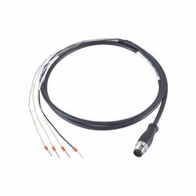 L'en industrielle du câble Ethernet AWG24 45545 le mâle LSZH du code 4pin de T a protégé